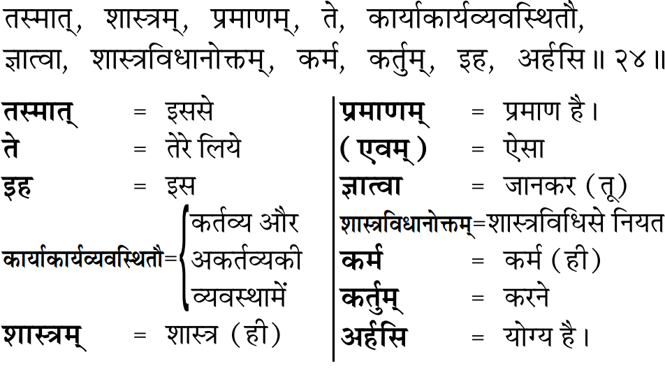 Gita 16.24