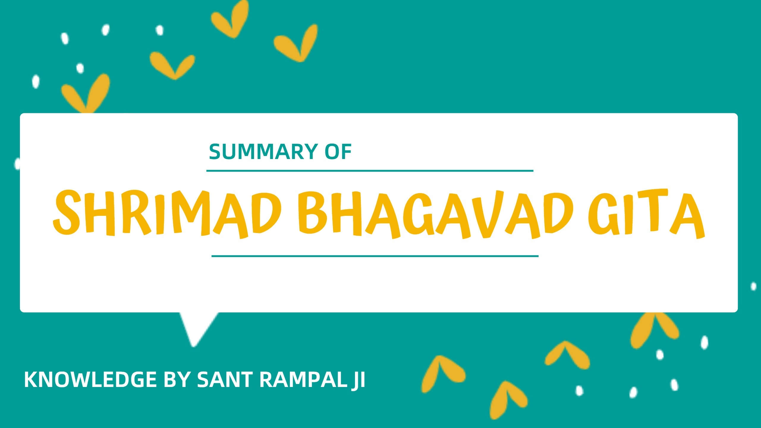 Errors Bhagavad Gita Summary