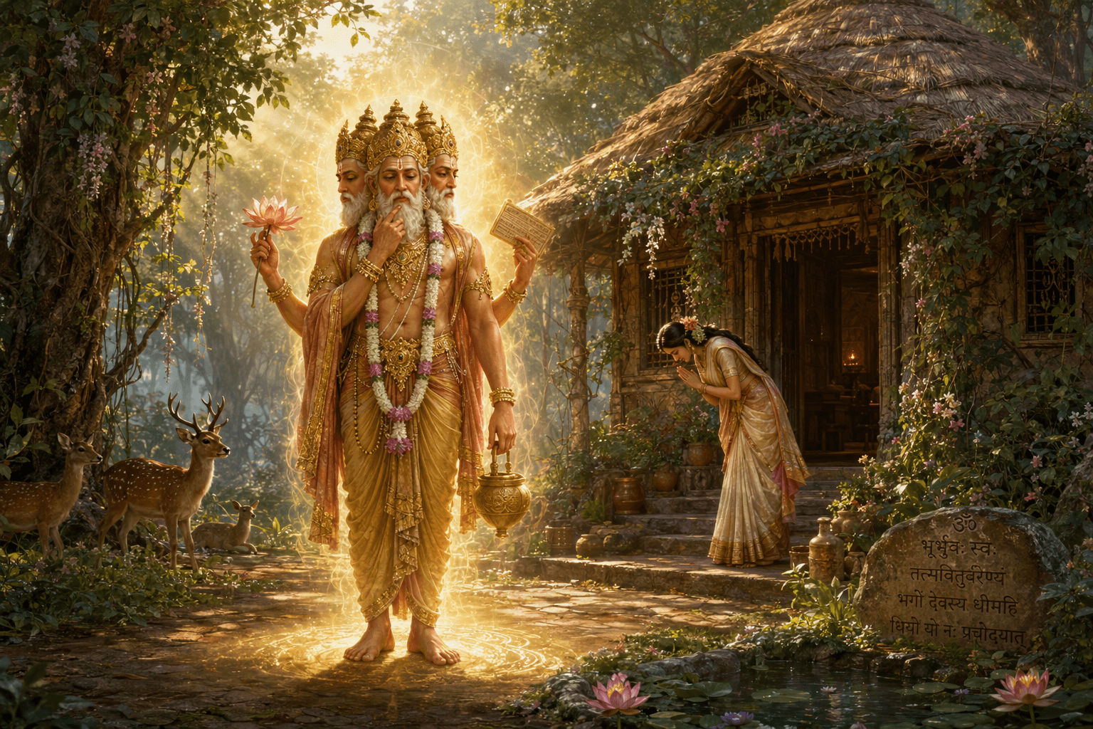 Story of Brahma and Amogha and the birth of Brahmaputra River