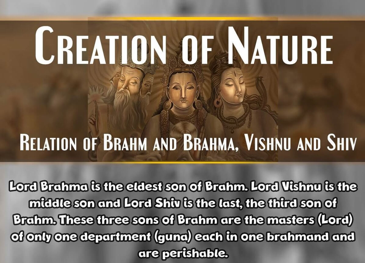 Brahma Vishnu and Shiv's quest to search for their father