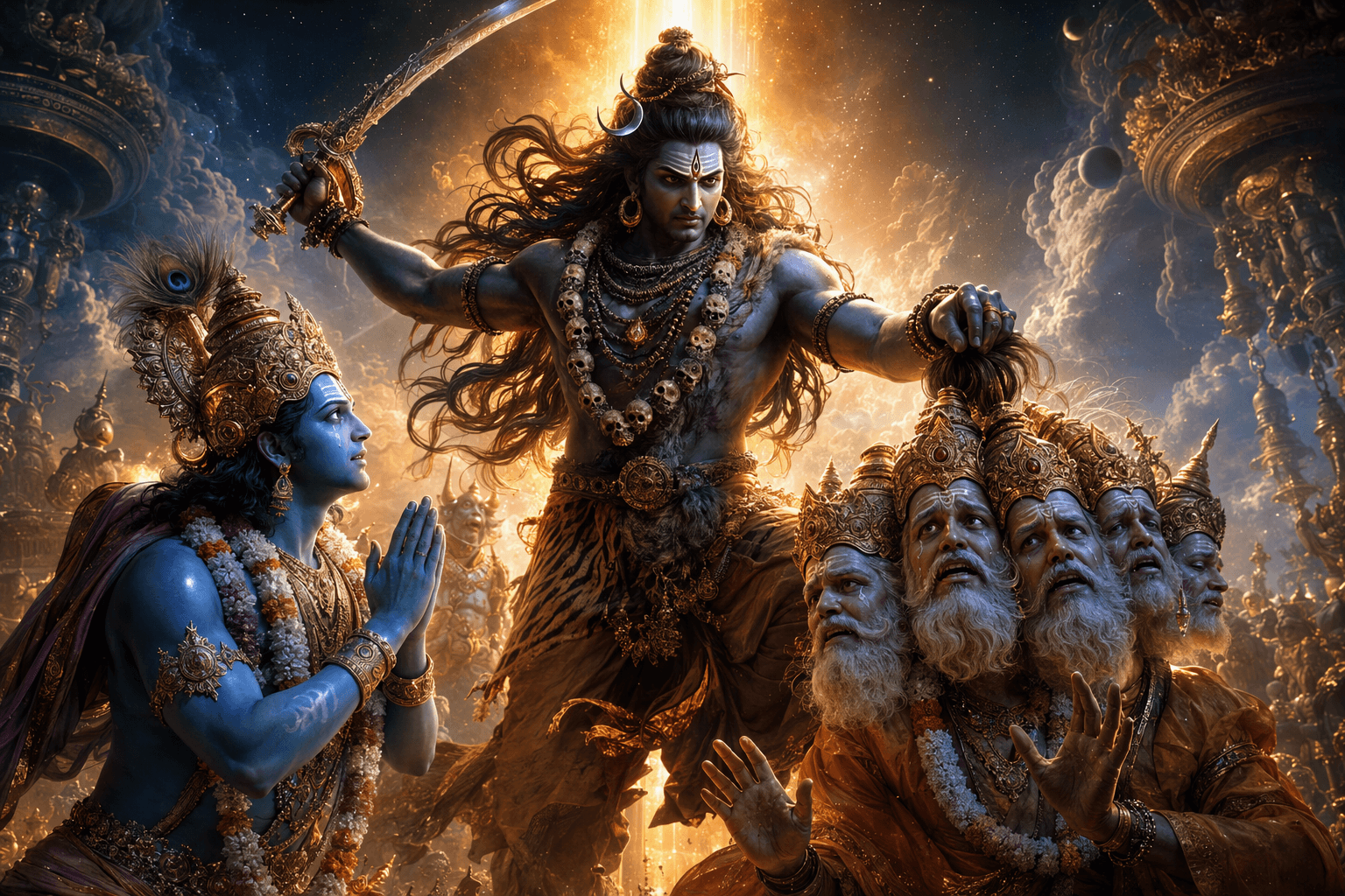 The Decapitation of Brahma's Fifth Head
