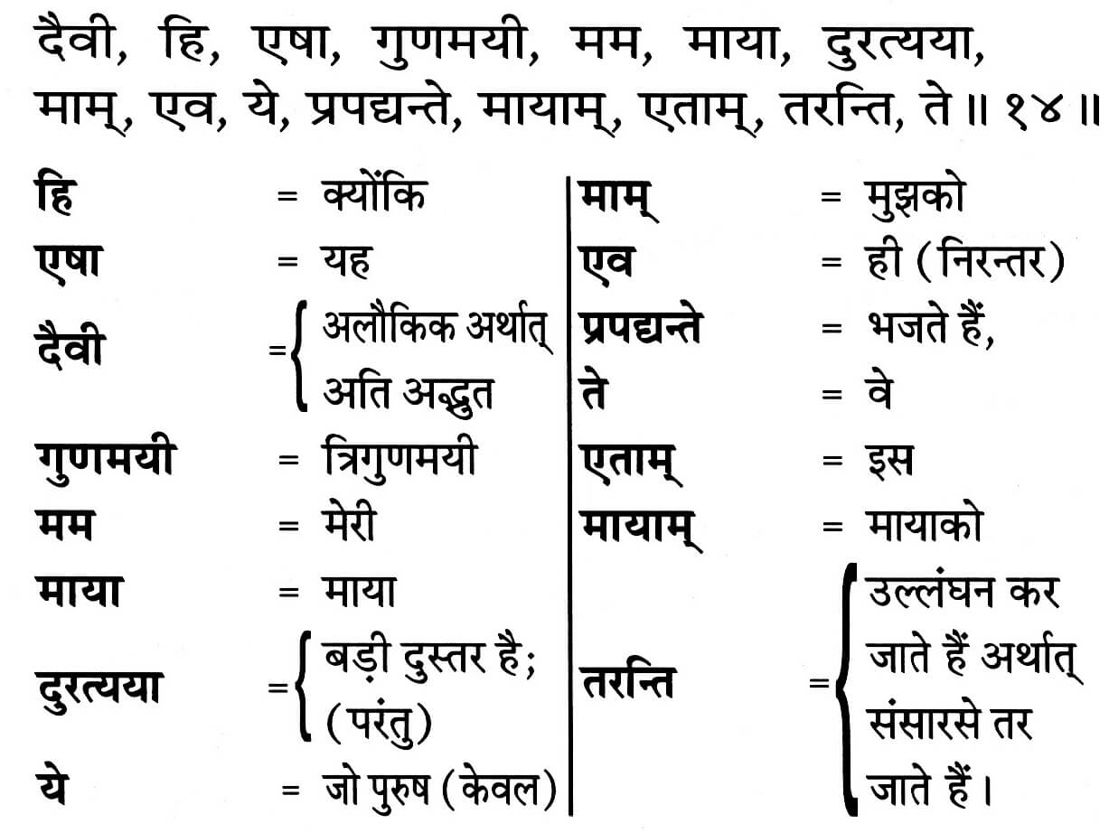 Gita 7.14
