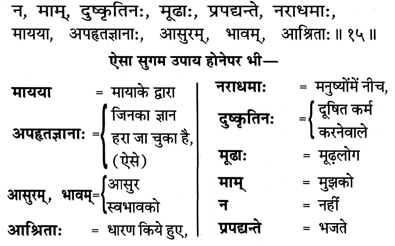 Gita 7.15