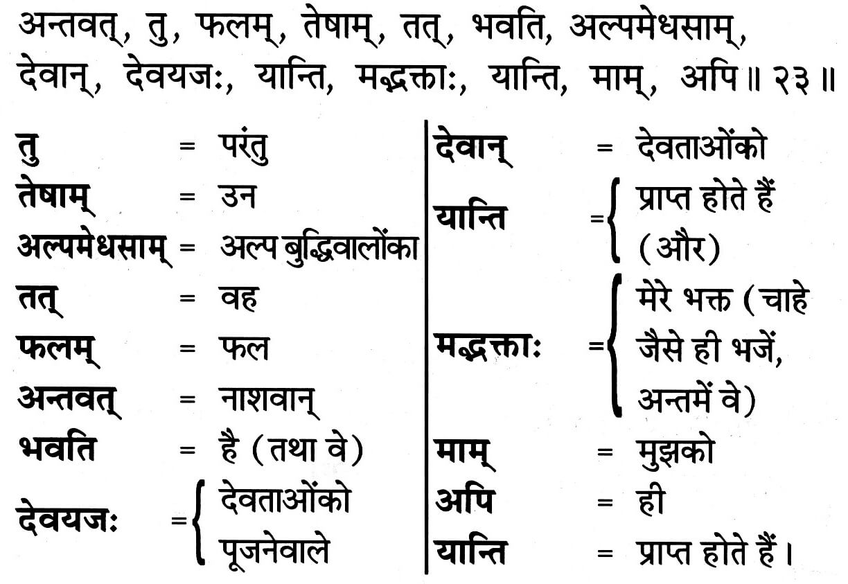 Gita 7.23