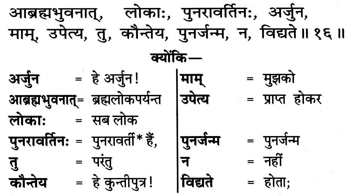 Gita 8.16