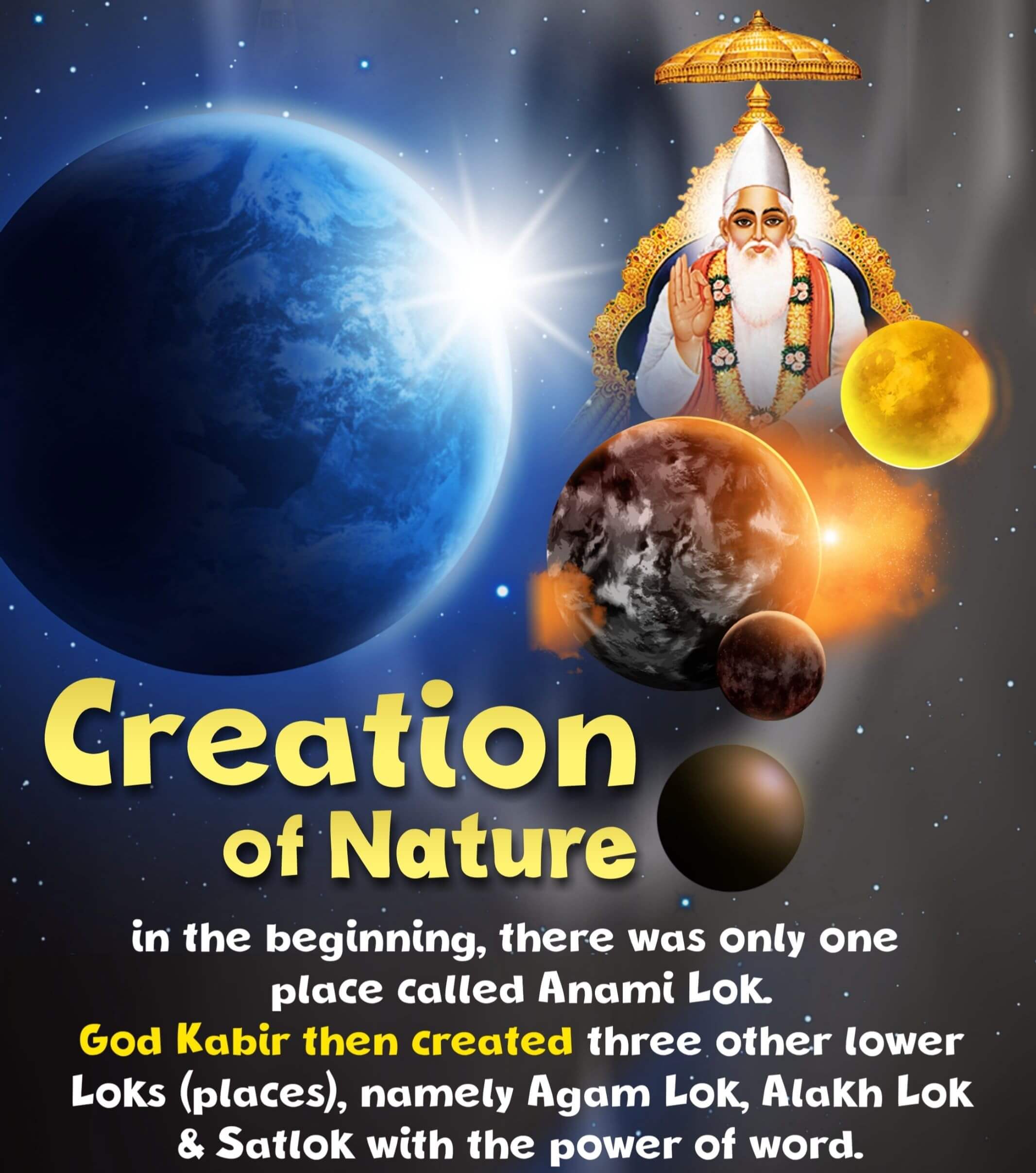 Origin of Universe Speech of God Kabir and Garib Das Ji