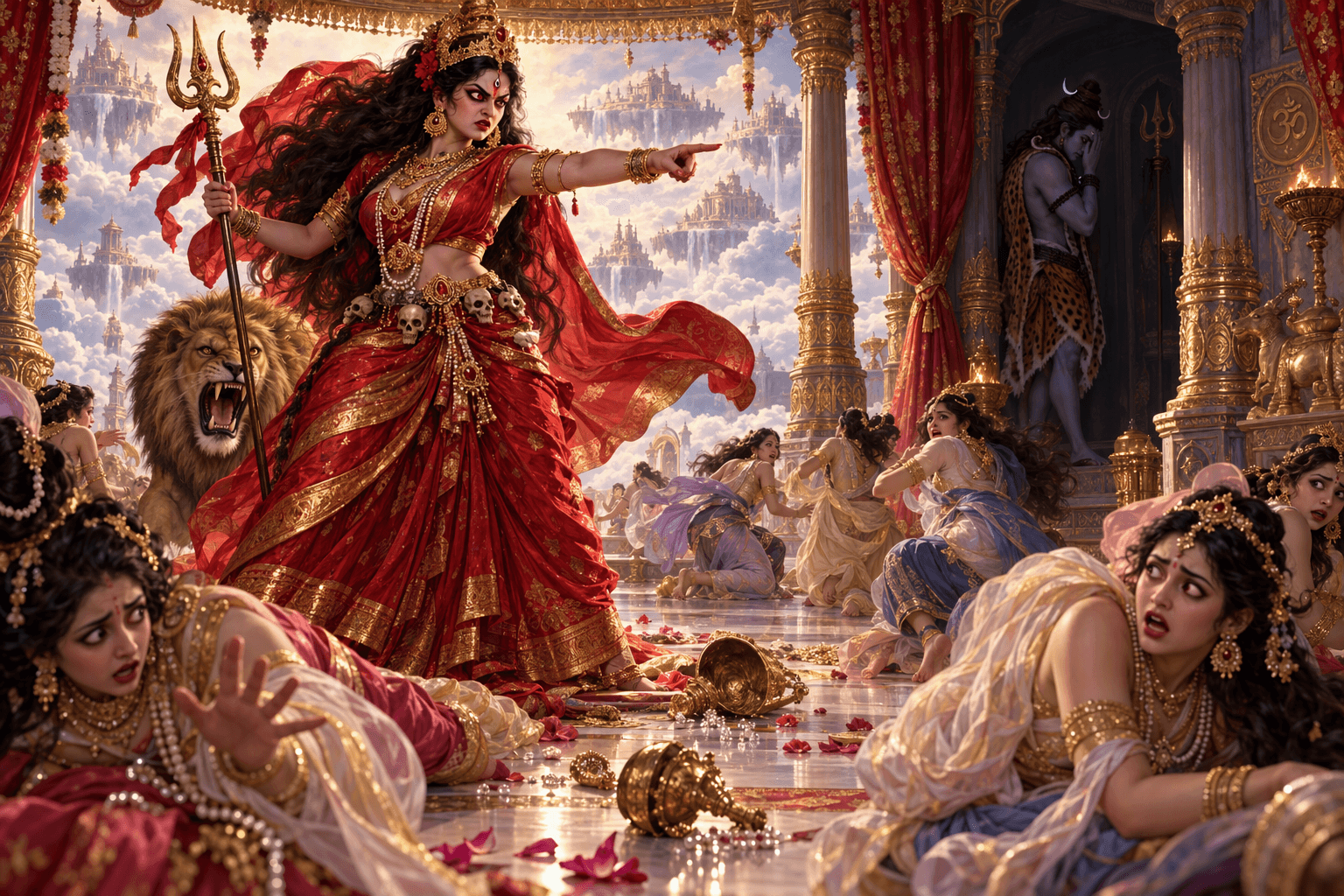 Wrath of Kshemankari in Padma Purana